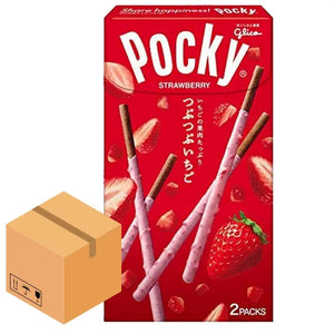 Pocky Jordbærsmag 55g x 10stk