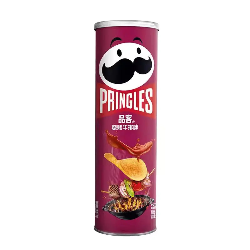 Pringles BBQ Steak Flavour 110g Pringles - Butikkom