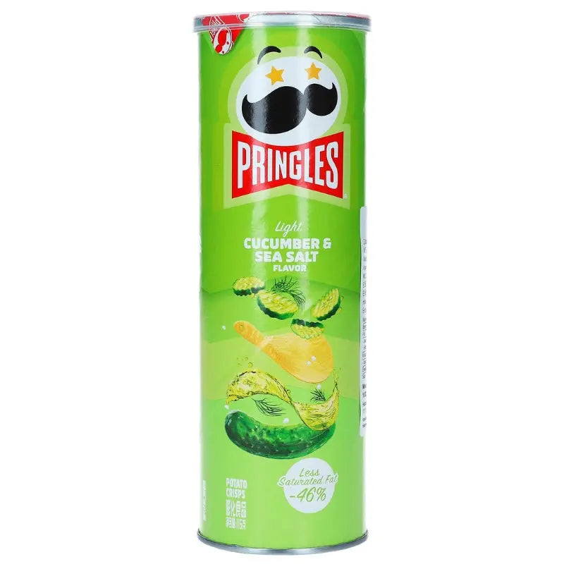 Pringles Cucumber & Sea Salt 115g Pringles - Butikkom