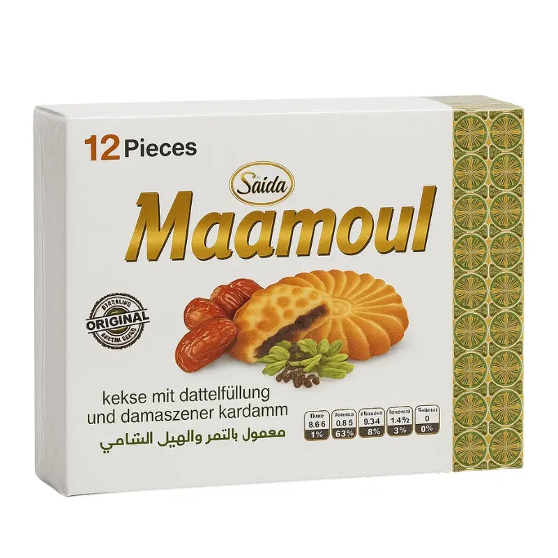SAIDA Maamoul Dates Cardamom 12st SAIDA - Butikkom
