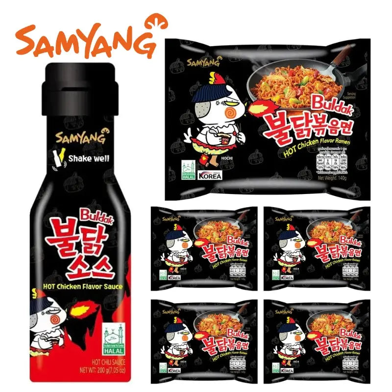 Samyang Buldak Sauce & Hot Chicken Ramen Butikkom - Butikkom