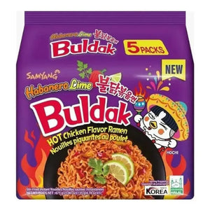 Samyang Hot Chicken Habanero Lime 5stk