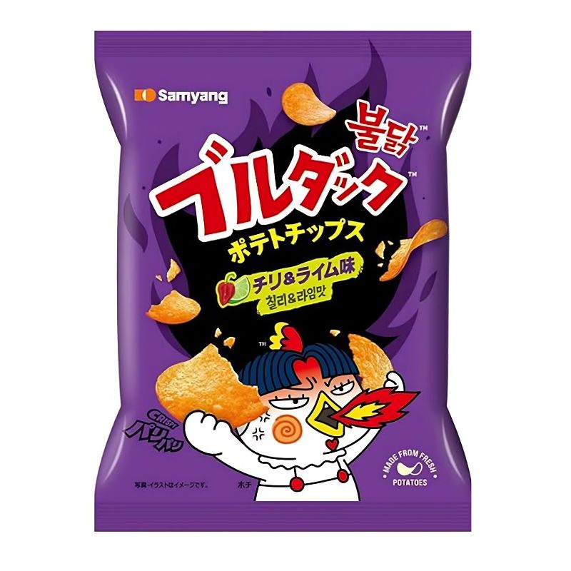 Samyang Buldak Chips Chili & Lime 55g