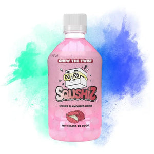 Squshiz Lychee med Nata de Coco 350ml
