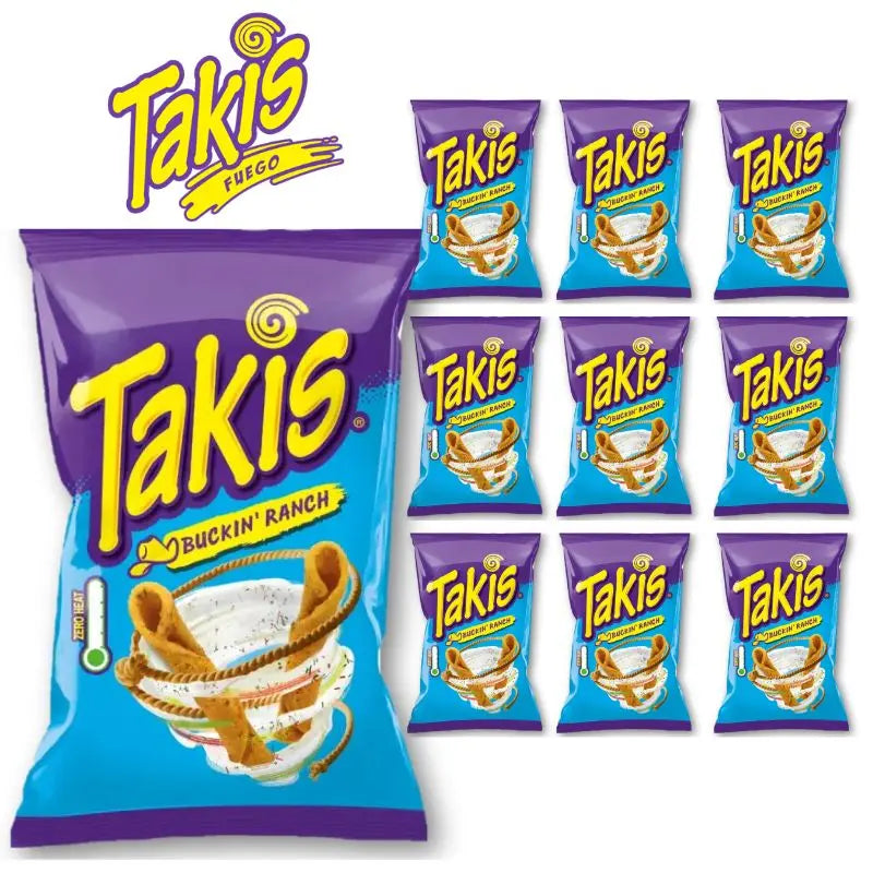 Takis Buckin Ranch 10 st x 100g Takis - Butikkom