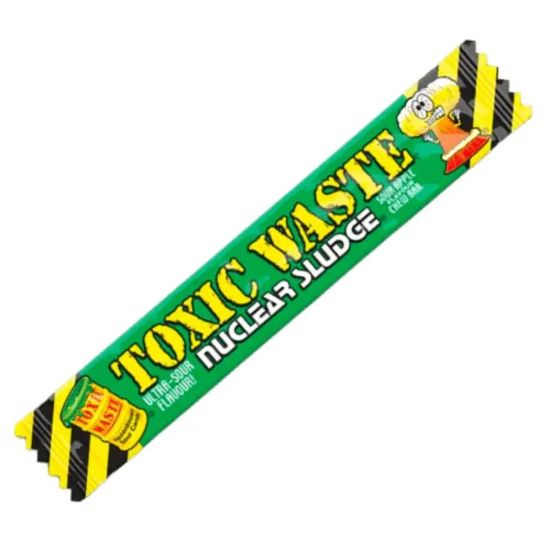 Toxic Waste Sour Apple Chew Bar 20g Toxic Waste - Butikkom