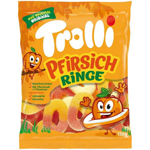 Trolli Persikoringar 150g Trolli - Butikkom