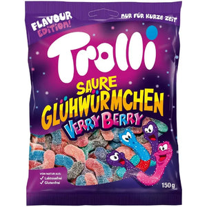 Trolli Sur Lysmaskar Verry Berry 150g