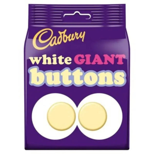 Cadbury White Giant Buttons 110g Cadbury - Butikkom