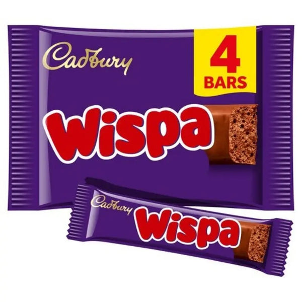 Cadbury Wispa 4 Pack 94g Cadbury - Butikkom