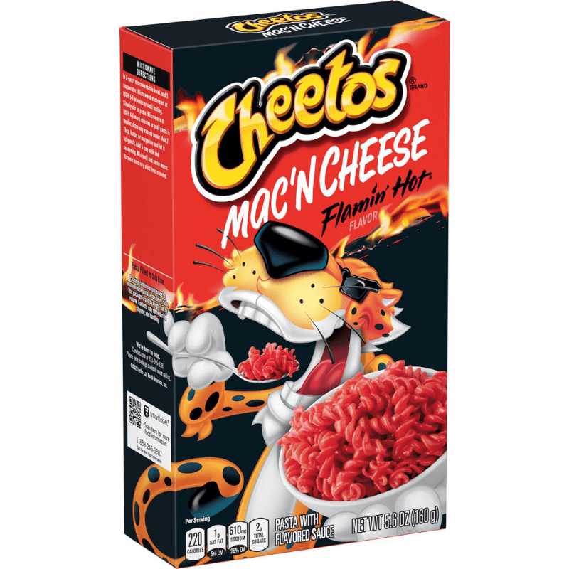 Cheetos Mac 'N Cheese, Flamin' Hot Flavor 160g Cheetos - Butikkom