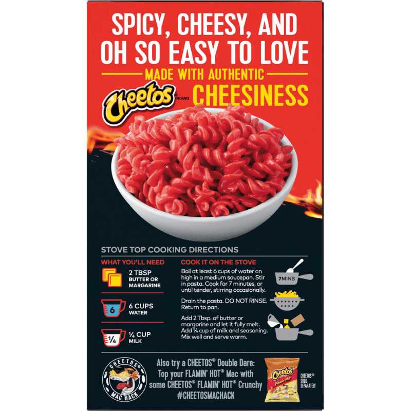 Cheetos Mac 'N Cheese, Flamin' Hot Flavor 160g Cheetos - Butikkom