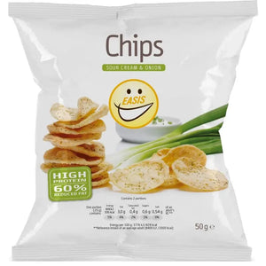 Chips creme fraiche &amp; løg 50g
