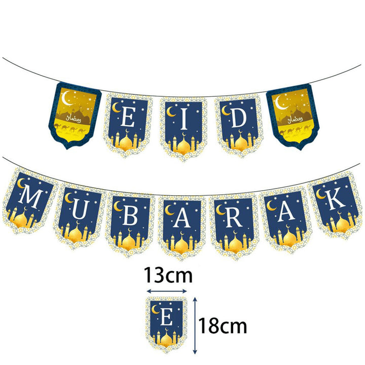 Eid Mubarak flagor, 12 delar Butikkom - Butikkom