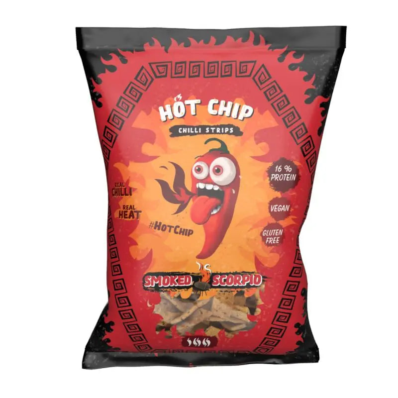 HOT CHIP CHILLI STRIPS Smoked Scorpio 80g HOT CHIP - Butikkom