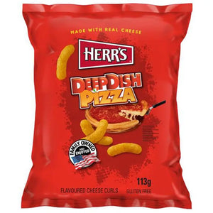 Mænds Deep Dish Pizza Cheese Curls 113g