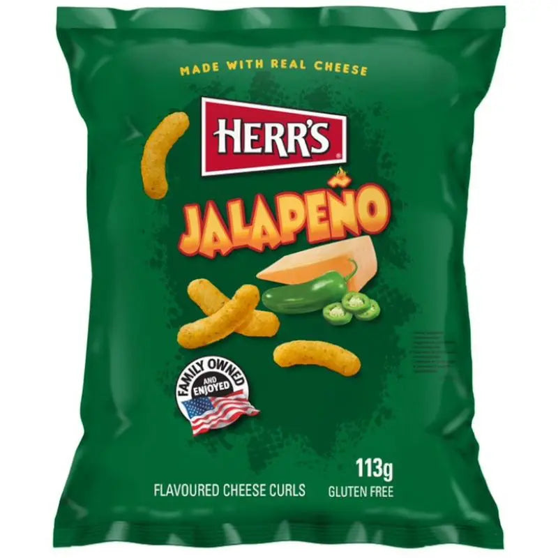 Herr's Jalapeno Poppers Cheese Curls Butikkom