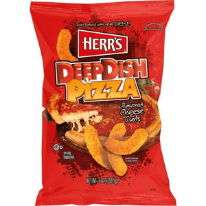 Mænds Deep Dish Pizza Cheese Curls 198g 