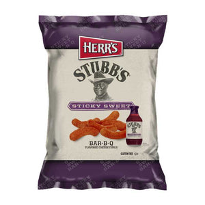 Mænds Stubbs Sticky Sweet Bar-BQ Cheese Curls 170g 