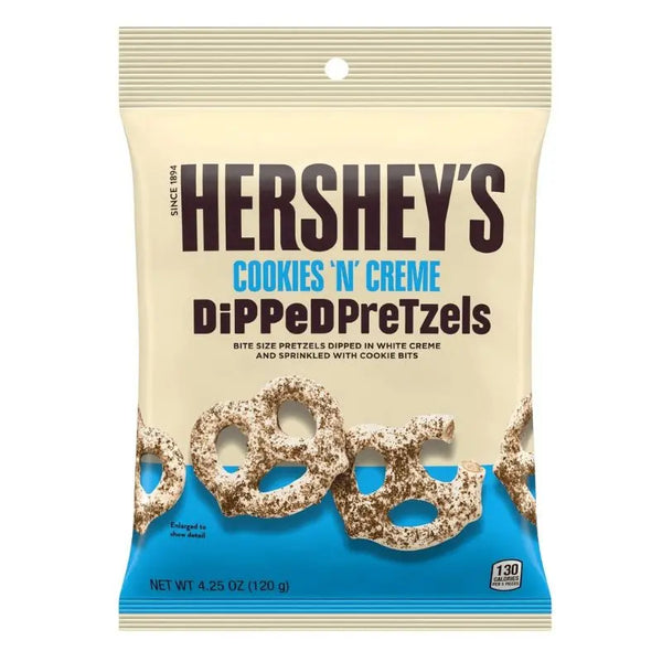 Hershey's Cookies 'n' Creme Dipped Pretzels 120g Hershey's - Butikkom