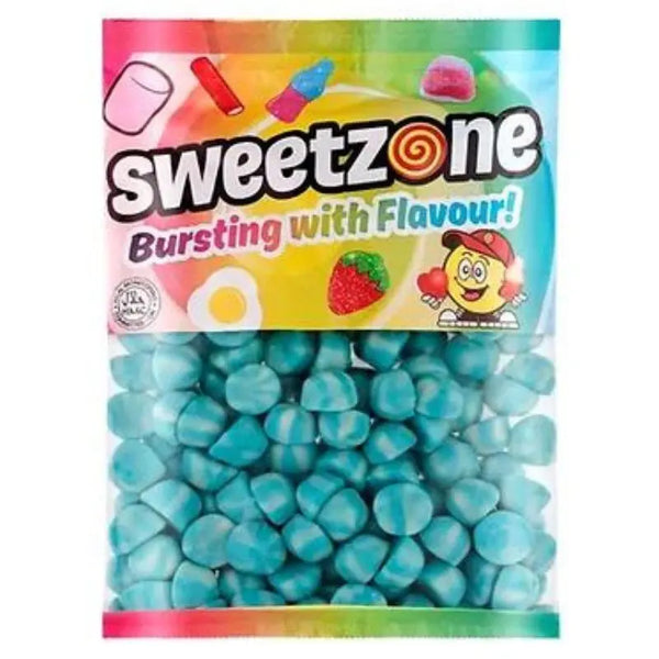 Jelly Blue Twist Kisses 1kg Sweetzone - Butikkom