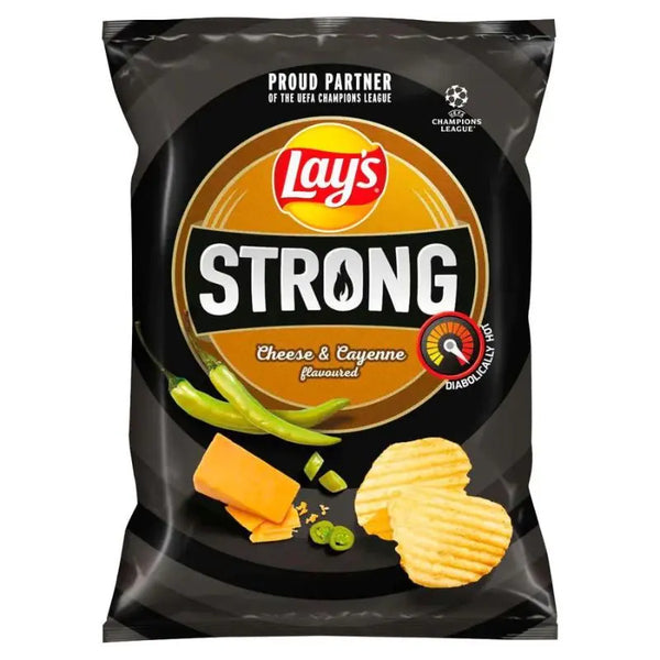 Lay's STRONG Cheese & Cayenne 130g Lay's - Butikkom