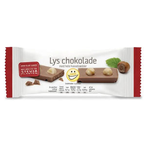 Lys chokolade &amp; nødder 24g