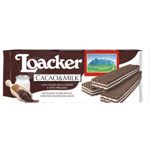 Loacker Kakao &amp; Mælk 175g