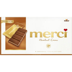 Merci Chokoladekage Nougat Hasselnøddecreme 112g