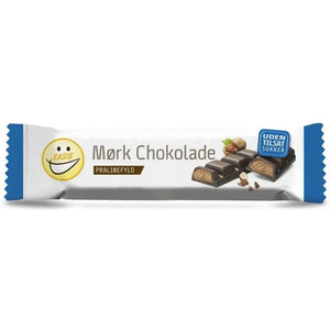 Mørk chokolade &amp; pralinefyld 35g