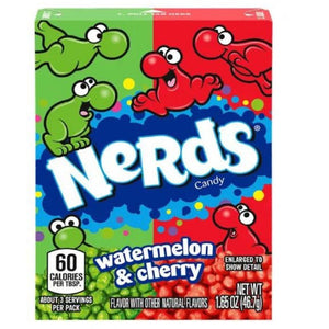 Nerds Vandmelon &amp; Kirsebær 46g 