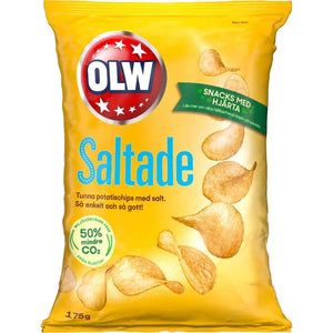 OLW Saltede Chips 175g 