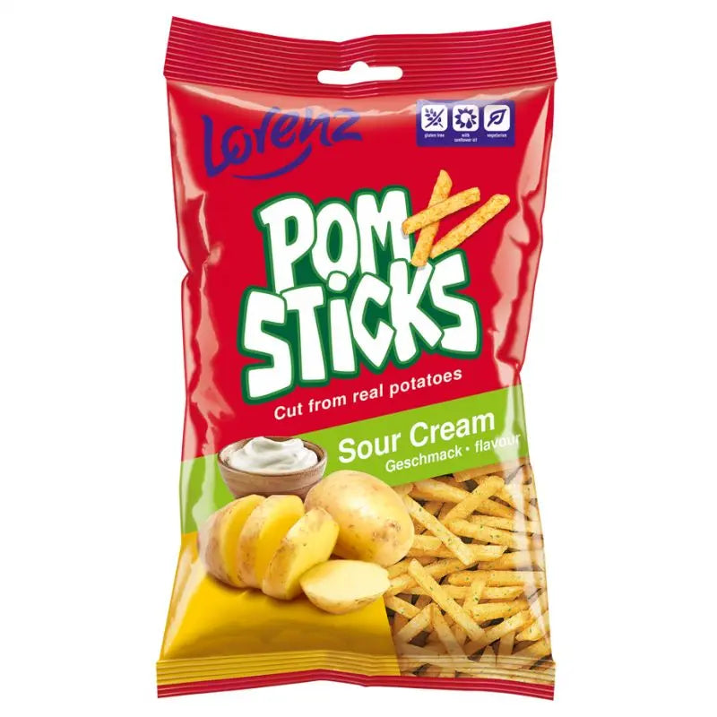 Pomsticks Sour Cream 85g Lorenz - Butikkom