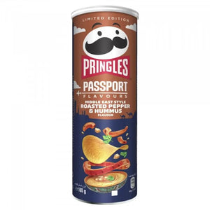 Pringles ristet peber &amp; hummus 185g 