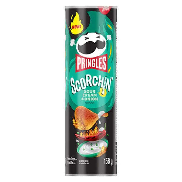 Pringles Scorchin Sour Cream & Onion 156g Pringles - Butikkom