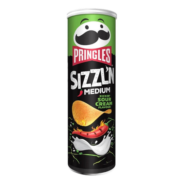 Pringles Sizzl'n Kickin Sourcream 180g Pringles - Butikkom