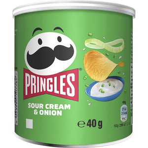 Pringles creme fraiche &amp; løg 40g