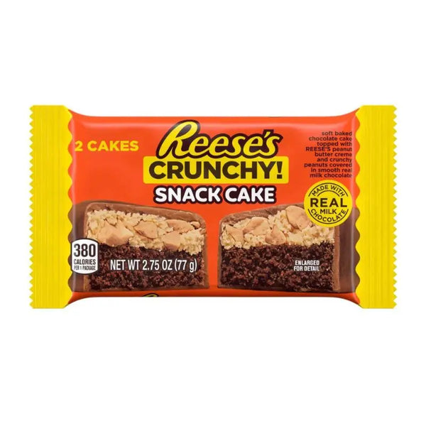 Reese's Crunchy Snack Cakes 77g Reeses - Butikkom