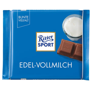 Ritter Sport Mælkechokolade 100g