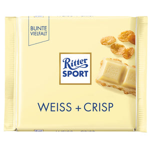 Ritter Sport Hvid + Crisp 100g