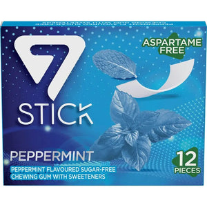 Sukkerfrit tyggegummi Pebermynte 33g 