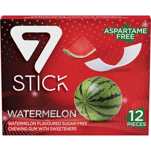 Sukkerfrit tyggegummi Vandmelon 33g 