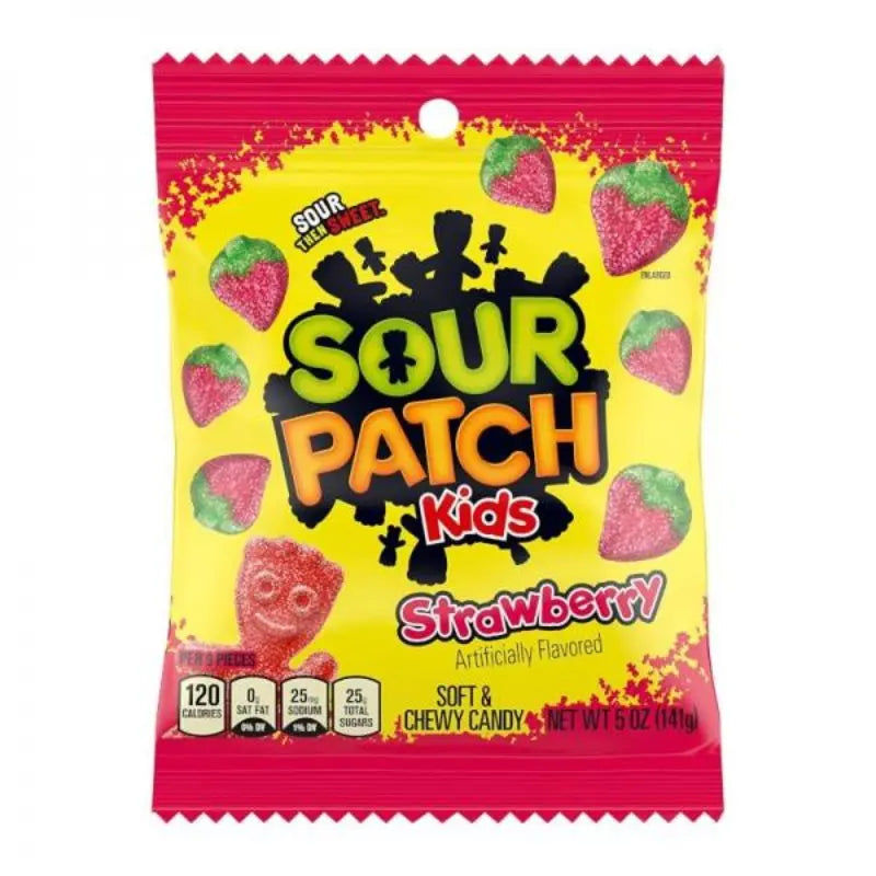 Sour Patch Kids Strawberry 141g Sour Patch Kids - Butikkom